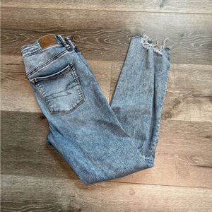 American Eagle Outfitters High Rise Blue Jeans